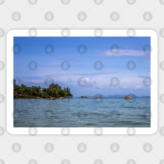 TubKeak Beach, Krabi Province, Thailand Sticker by VickiWalsh